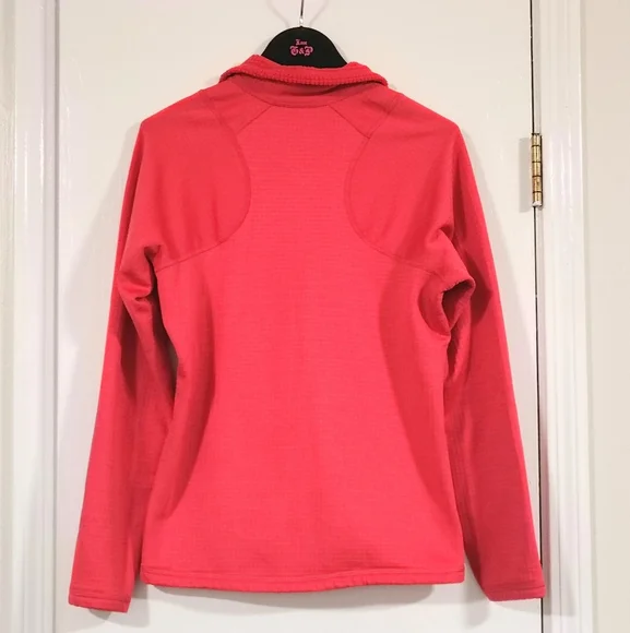 Patagonia R-1 Vibrant Pink Half-Zip Fleece Women's XS Athleisure Outdoor - Picture 3 of 7